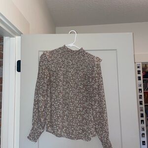 Roolee Brown Floral Blouse